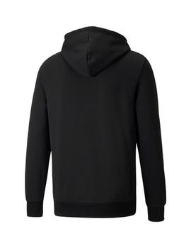 Sudadera puma bmw mms fleece hoodie negro de hombre.