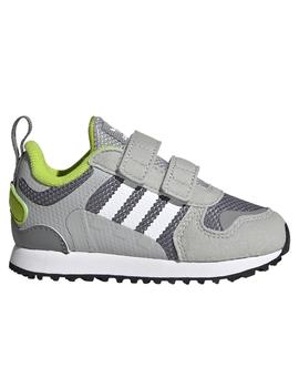 Zapatillas adidas zx 700 hd gris de bebé.