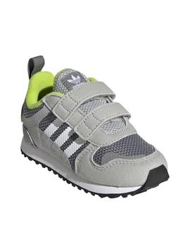 Zapatillas adidas zx 700 hd gris de bebé.