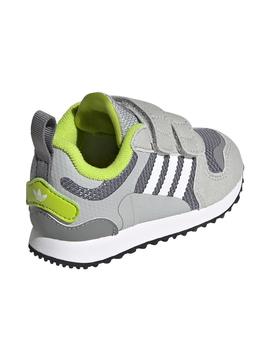 Zapatillas adidas zx 700 hd gris de bebé.