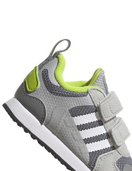 Zapatillas adidas zx 700 hd gris de bebé.