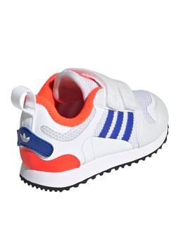 Zapatillas adidas zx 700 hd cf i blanco naranja de bebé.