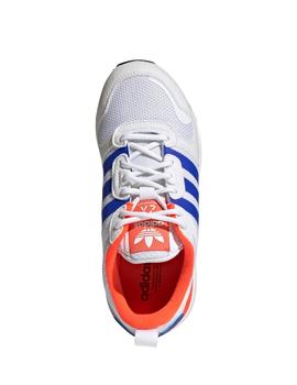 Zapatillas adidas zx 700 hd j blanco naranja junior.