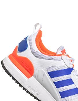 Zapatillas adidas zx 700 hd j blanco naranja junior.