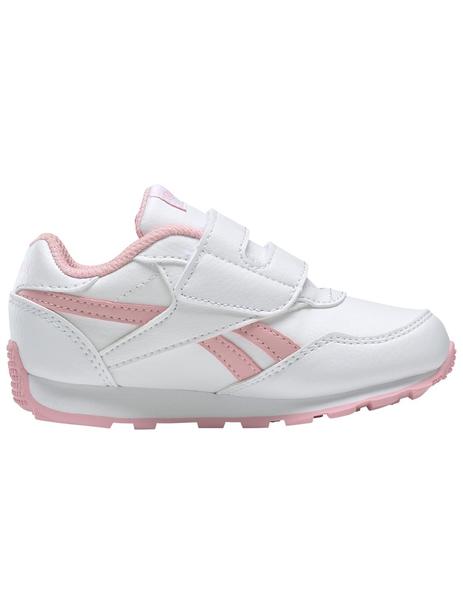 Zapatillas reebok royal run blanco rosa bebé.