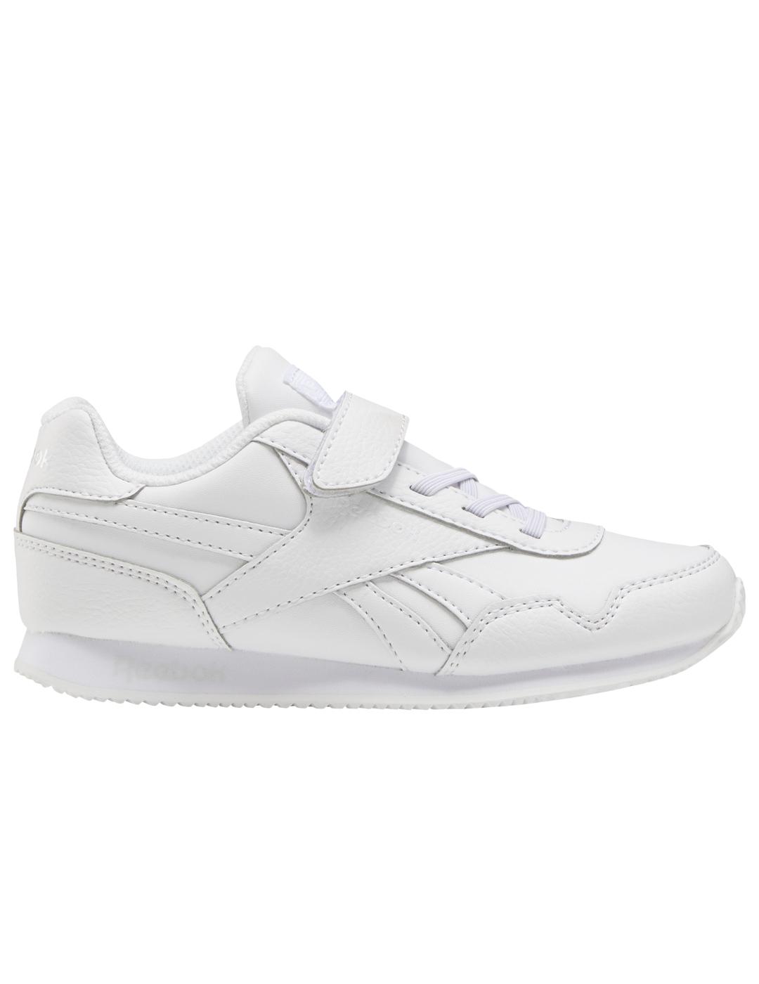 Zapatillas reebok royal cljog 3 blanco de niña.