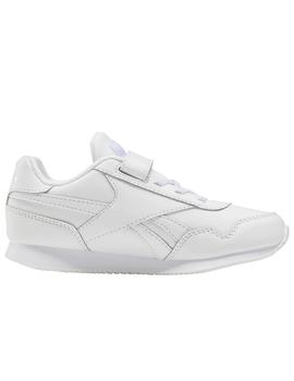 Zapatillas reebok royal cljog 3 blanco de niña.