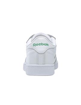 Zapatillas reebok club c 1v blanco de niño.