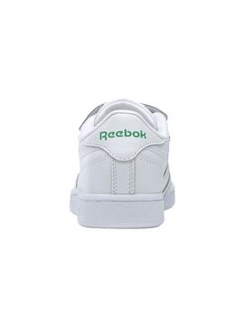 Zapatillas reebok club c 1v blanco de niño.