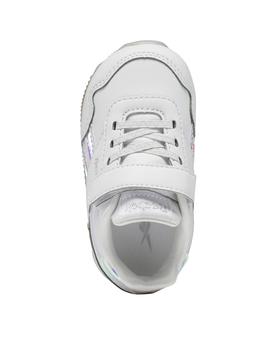 Zapatillas reebok royal cljog 3.0 1v blanco brillo de bebé.