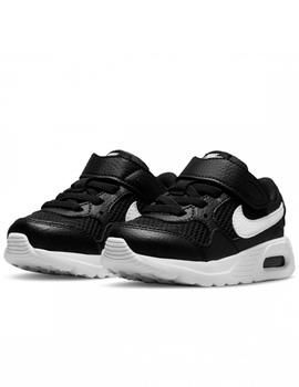 Zapatillas nike air max sc tdv negro blanco de bebé.