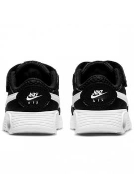 Zapatillas nike air max sc tdv negro blanco de bebé.