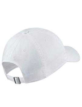 gorra nike heritage86 sportwear blanco unisex.