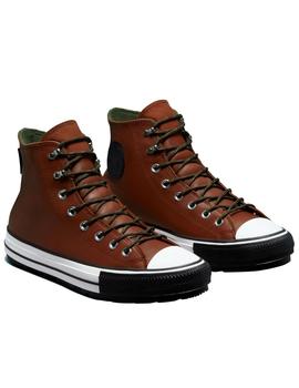 Zapatillas converse chuck taylor winter hi marrón de hombre.