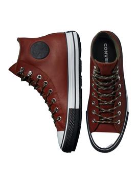 Zapatillas converse chuck taylor winter hi marrón de hombre.