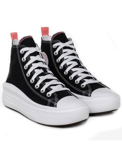 converse rosas con negro