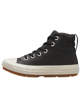 all star leather berkshire boot hi negro de niño.