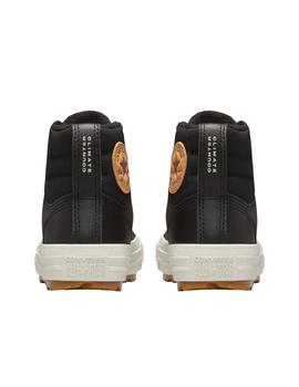 all star leather berkshire boot hi negro de niño.