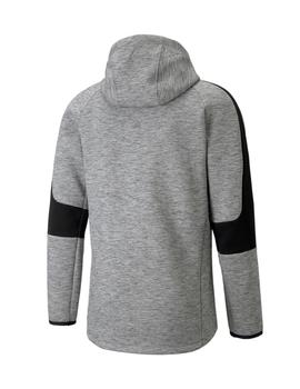 sudadera puma evostripe gris de hombre.