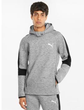 sudadera puma evostripe gris de hombre.