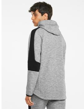 sudadera puma evostripe gris de hombre.