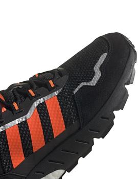 Zapatillas adidas zx 1k boost negro naranja de hombre.