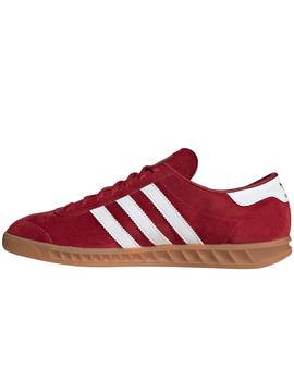 Zapatillas adidas hamburg granate de hombre.