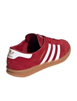 Zapatillas adidas hamburg granate de hombre.