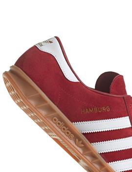 Zapatillas adidas hamburg granate de hombre.