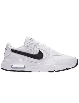 Zapatillas nike air max sc gs blanco negro de niño.