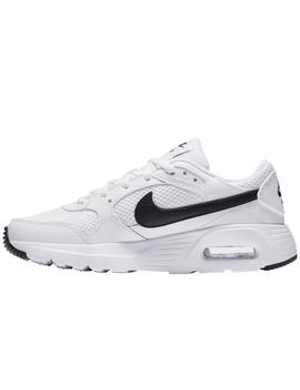 Zapatillas nike air max sc gs blanco negro de niño.