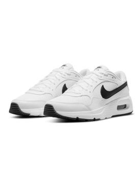 Zapatillas nike air max sc gs blanco negro de niño.