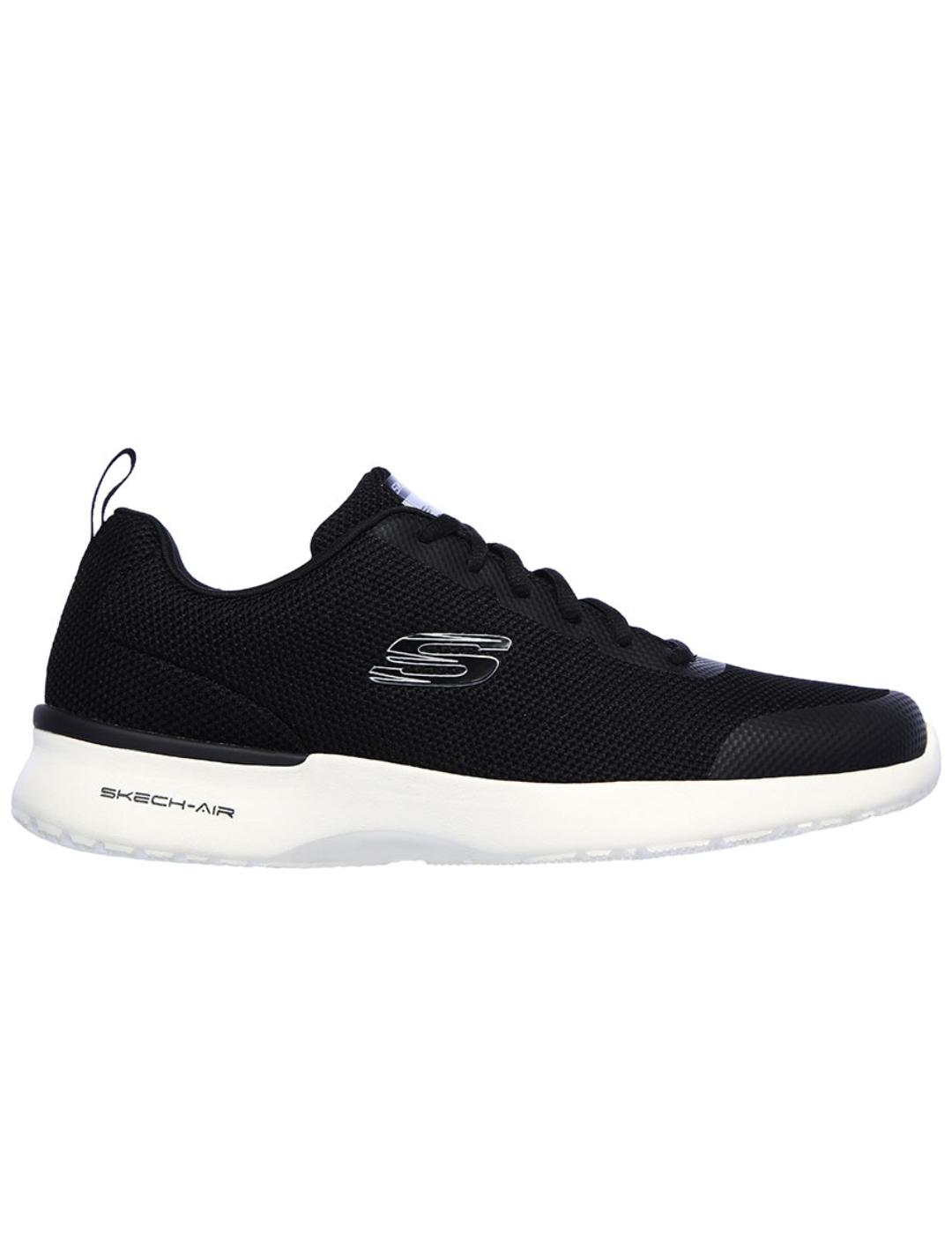 Zapatillas skechers skech air dynamight negro de hombre.