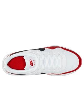 Zapatillas nike air max sc gs blanco rojo de niño.