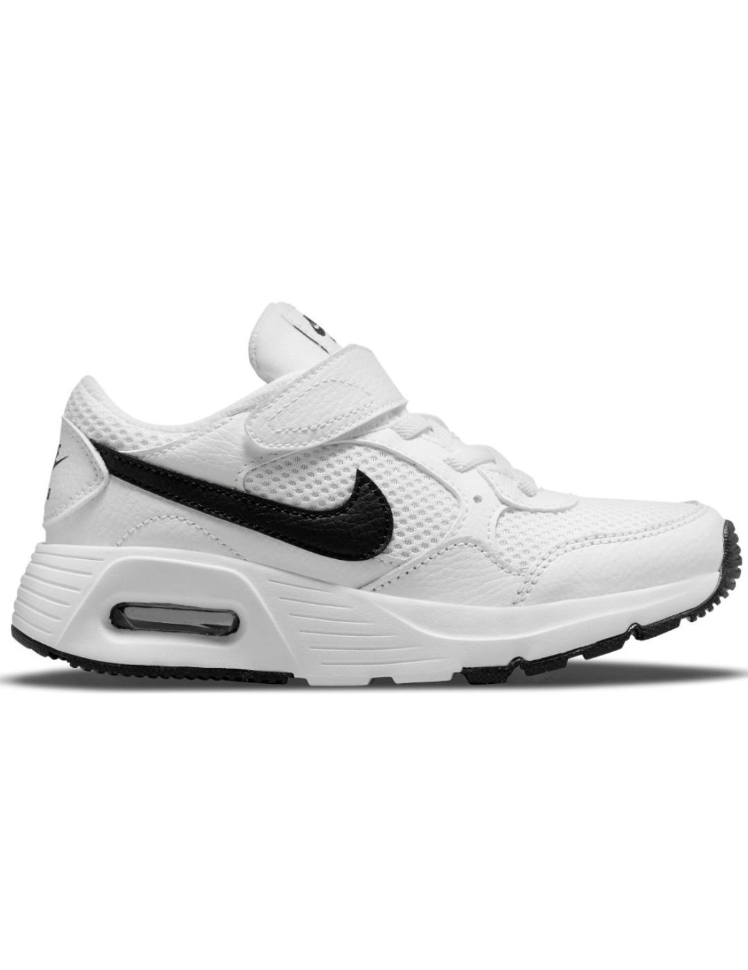 Zapatillas nike nike air max sc blanco negro de niño.