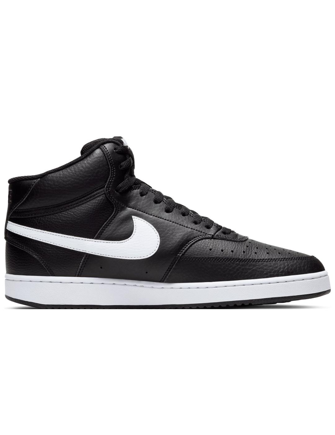 Zapatillas nike court vision mid negro de hombre.