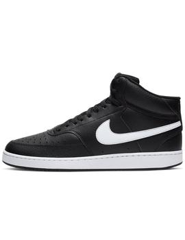 Zapatillas nike court vision mid negro de hombre.