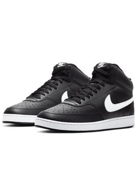 Zapatillas nike court vision mid negro de hombre.