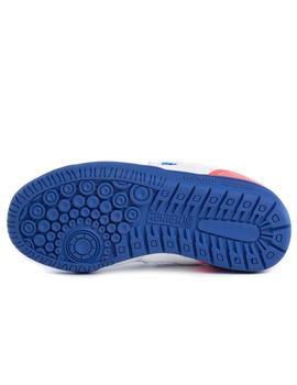 Zapatillas munich g3 kid indoor vco blanco azul de niño.