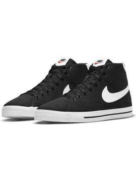 Zapatillas nike court legacy canvas mid negro.