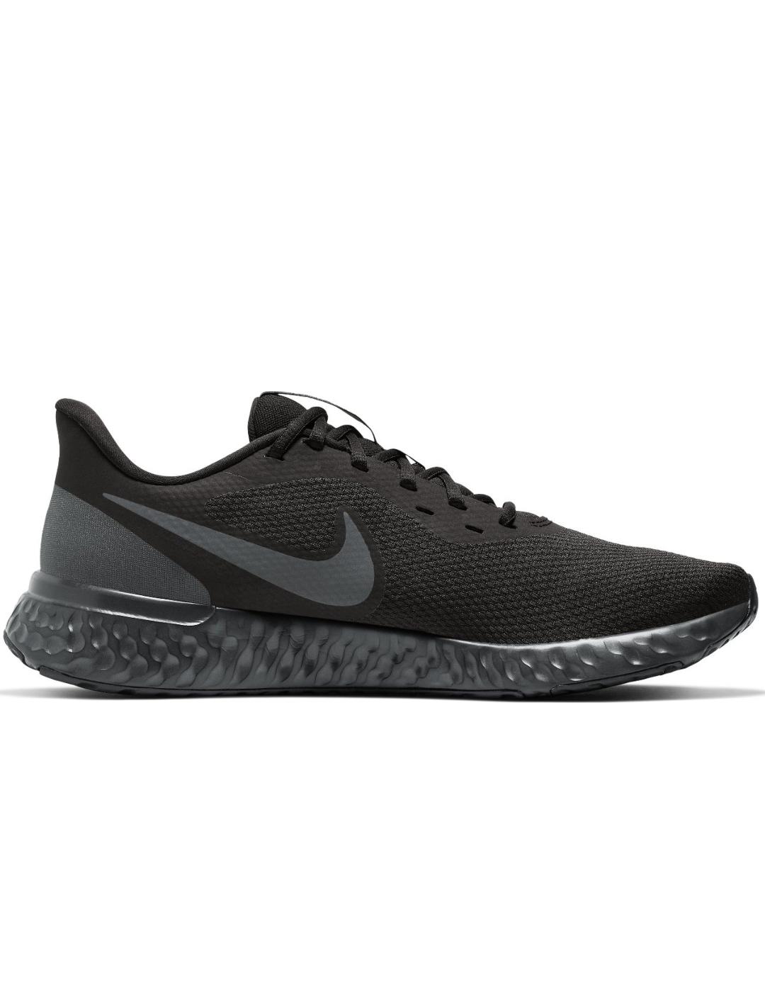 Zapatillas nike revolution 5 negro de hombre.