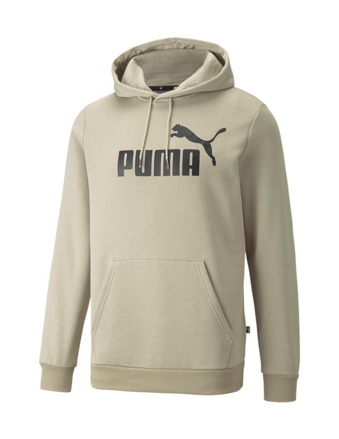 Por el contrario Sucio Propio sudadera puma essential big logo beige de hombre.