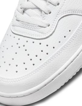 Zapatillas nike court vision lo next nature blanco de mujer.