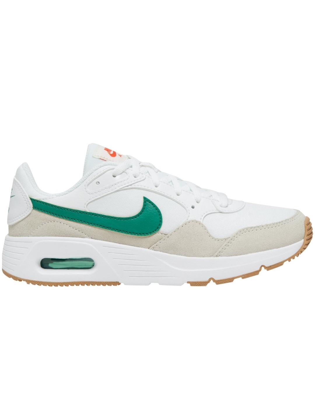 Zapatillas nike air max sc gs blanco beige de niño.