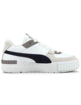 Zapatillas puma cali sport varsity blanco negro de mujer.