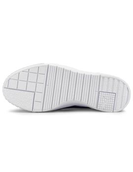 Zapatillas puma cali sport varsity blanco negro de mujer.