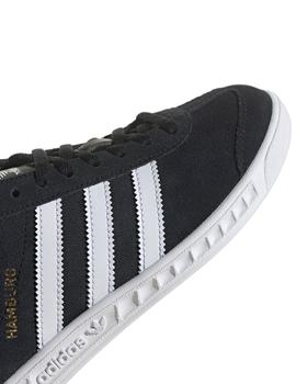 Zapatillas adidas hamburg j negro de niño