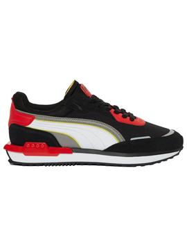 Zapatillas puma city rider negro de hombre.