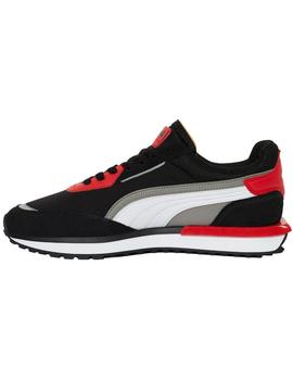 Zapatillas puma city rider negro de hombre.