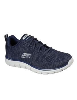 Zapatillas skechers track front runner marino de hombre.